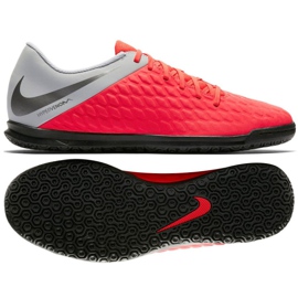 Hallenschuhe Nike Hypervenom PhantomX 3 Club Ic Jr AJ3789-600 mehrfarbig rot