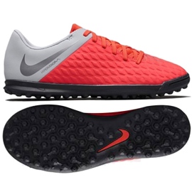 Nike Hypervenom Phantomx 3 Club Tf Jr AJ3790-600 Fußballschuhe mehrfarbig rot