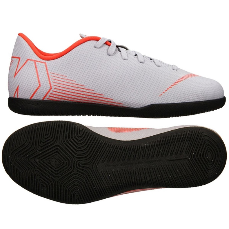 Hallenschuhe Nike Mercurial Vapor 12 Club Gs Ic Jr AH7354-060 mehrfarbig weiß