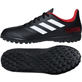 Adidas Predator Tango 18.4 Tf Jr DB2338 Fußballschuhe schwarz schwarz
