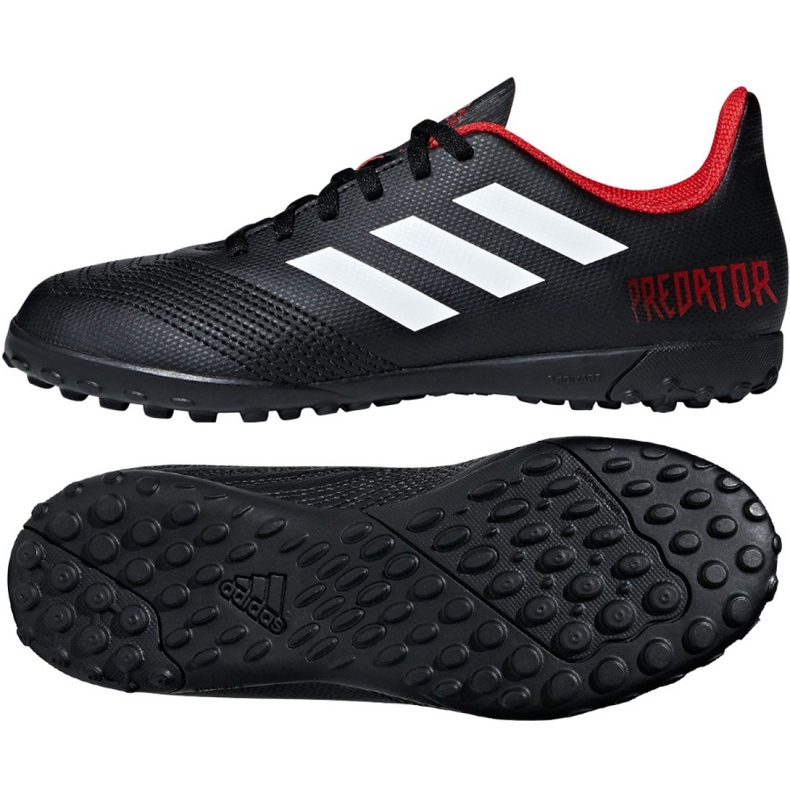 Adidas Predator Tango 18.4 Tf Jr DB2338 Fußballschuhe schwarz schwarz