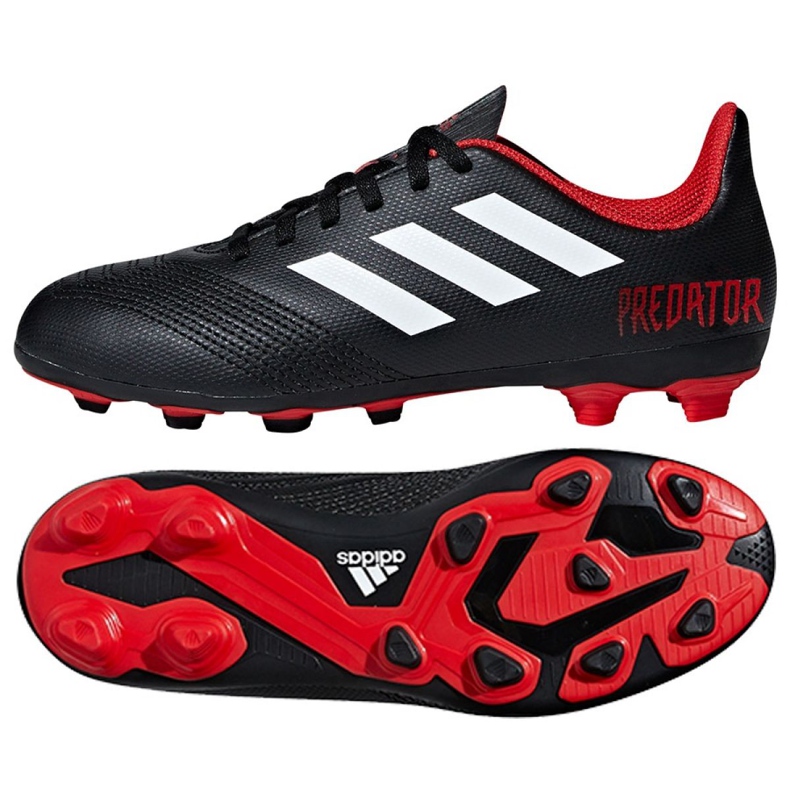 Adidas Predator 18.4 FxG J Jr DB2323 Fußballschuhe mehrfarbig schwarz