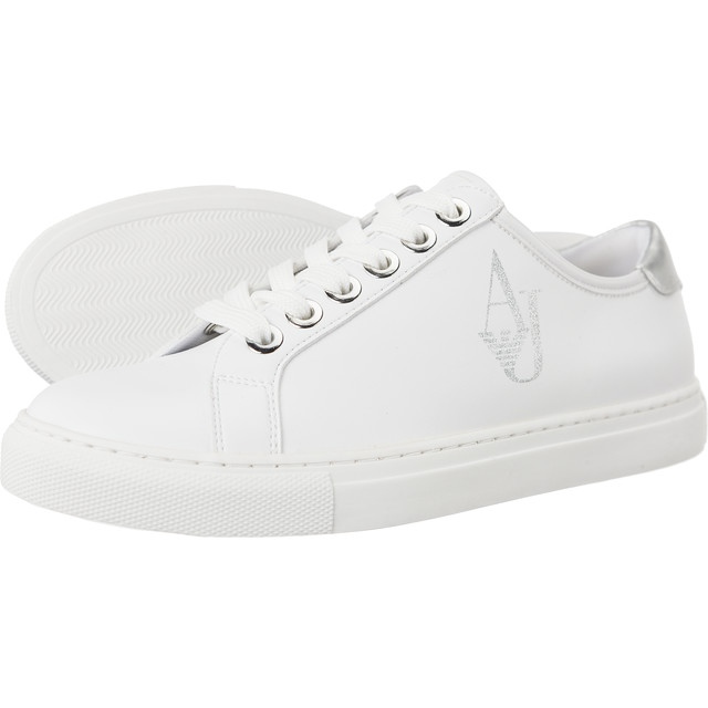 Armani Jeans Gewebter Sneaker 7P610-00010 weiß
