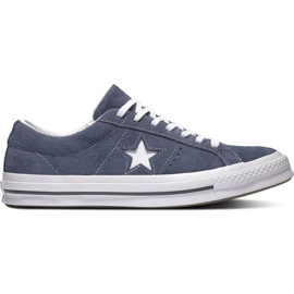 Converse Ein Stern '74 Premium Wildleder Blau