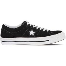 Converse Ein Stern '74 Premium Wildleder Schwarz