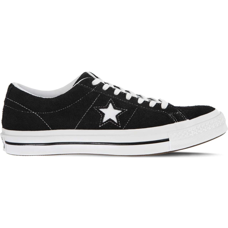 Converse Ein Stern '74 Premium Wildleder Schwarz
