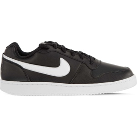 Nike Ebernon Low 002 Black White weiß schwarz
