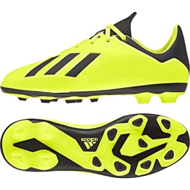 Adidas X 18.4 FxG Jr DB2420 Fußballschuhe gelb gelb