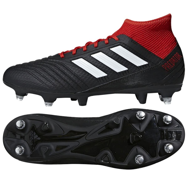 Adidas Predator 18.3 Sg M BB7749 Fußballschuhe rot schwarz