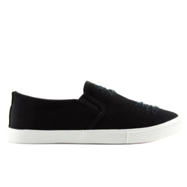 Sneaker Slip-On schwarz BL126P Schwarz