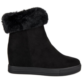 Seastar Schwarze Keilstiefel