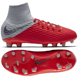 Nike Hypervenom Phantom 3 Academy Df Fg Jr AH7287-600 Fußballschuhe rot rot