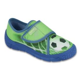 Befado Kinderschuhe Honig-pu 557X025 blau grün