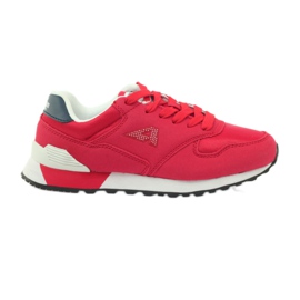 American Club Amerikanische ADI Sportschuhe für Kinder 1757 weiß rot marineblau