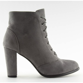 Stiefel mit stabilem Absatz grau JA161 grau