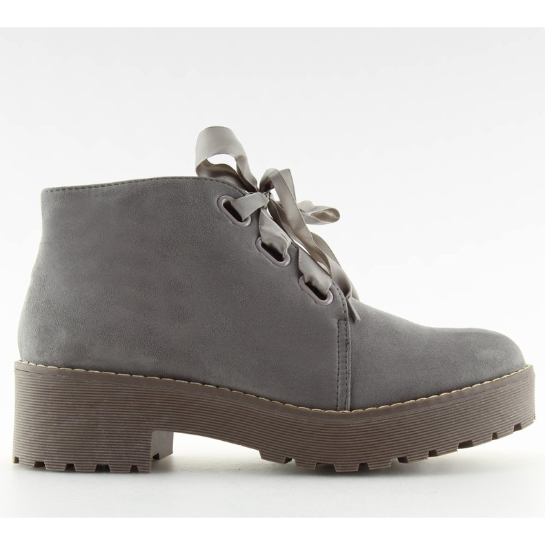 Stiefel Damenschuhe grau LL219 Grau