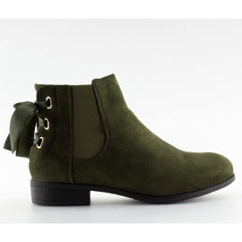 Grüne Chelsea-Boots für Damen 3740 Olive