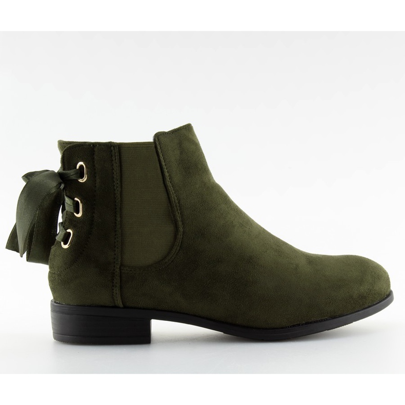 Grüne Chelsea-Boots für Damen 3740 Olive