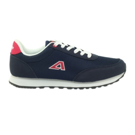 American Club American ADI Sportschuhe für Damen 1756 marineblau rot