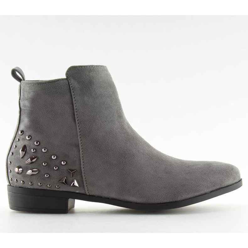 Graue Jodhpurstiefel MB188-112 grau