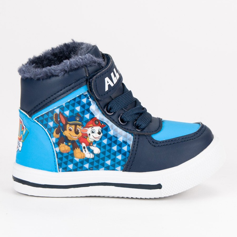 Isolierte Stiefel Hundepatrouille blau