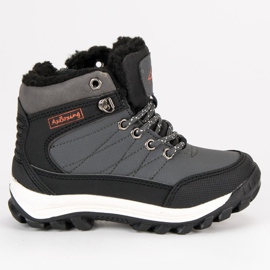 Ax Boxing Warmes Schuhwerk über dem Knöchel grau