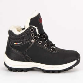 Ax Boxing Winterschuhe mit einem Reißverschluss schwarz