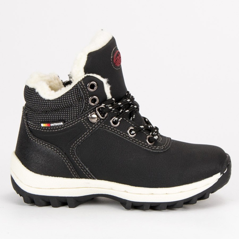 Ax Boxing Winterschuhe mit einem Reißverschluss schwarz