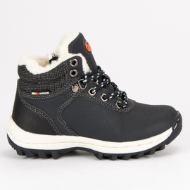 Ax Boxing Winterschuhe mit einem Reißverschluss blau