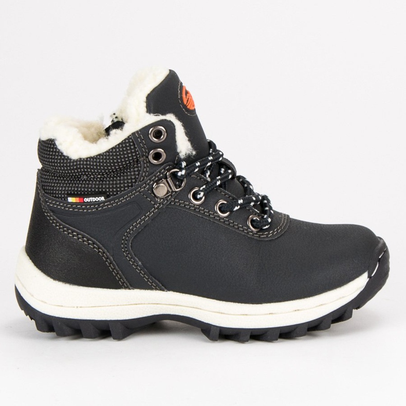 Ax Boxing Winterschuhe mit einem Reißverschluss blau