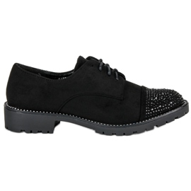 Bello Star Stylische Wildlederschuhe schwarz
