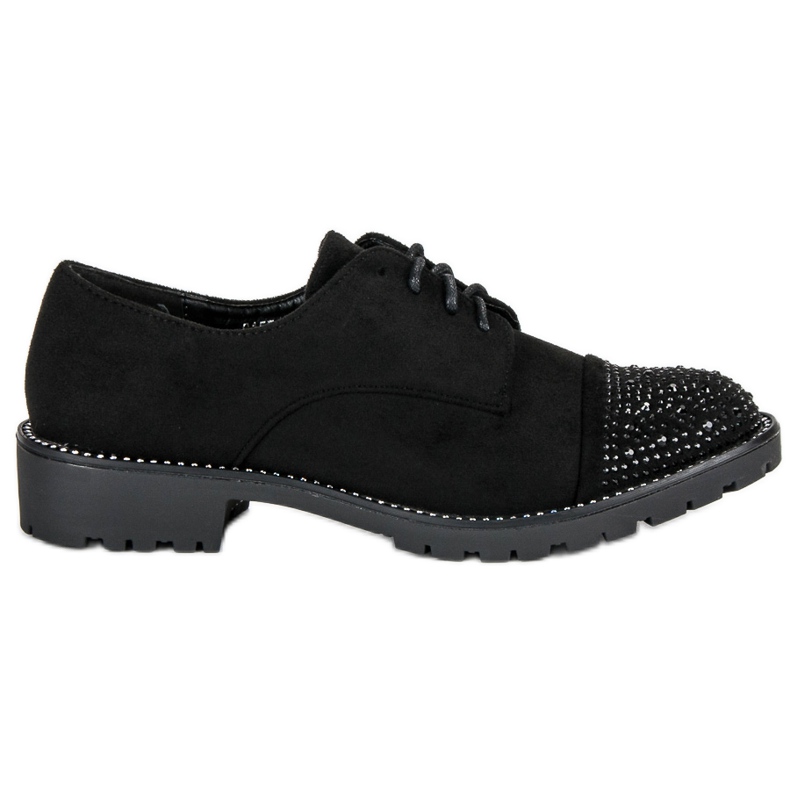 Bello Star Stylische Wildlederschuhe schwarz