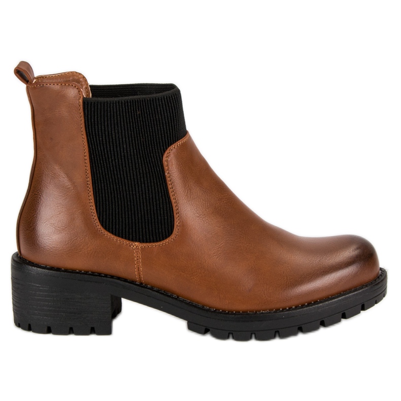 Modische Jodhpurstiefel von VINCEZA braun