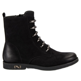 Stylische schwarze Vinceza-Stiefel