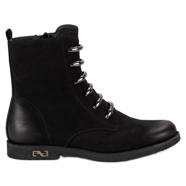 Stylische schwarze Vinceza-Stiefel