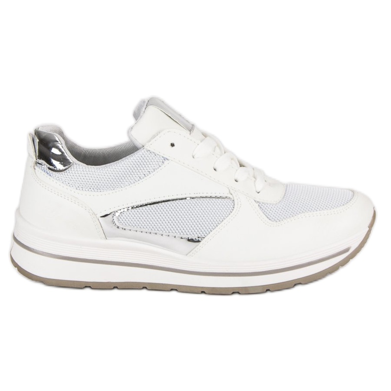 Modische Sportschuhe weiß