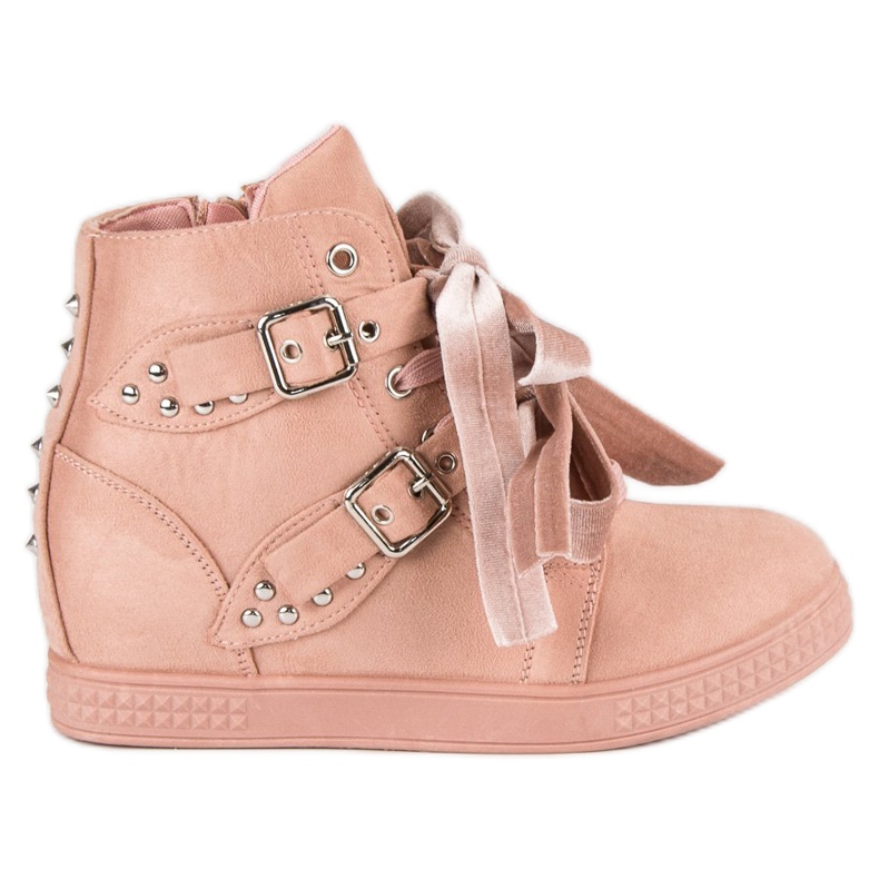 Super Me Rosa Sneaker mit Schleifen