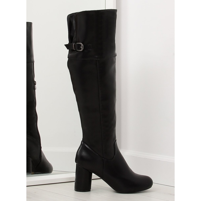 Schwarze High Heels A-9 Schwarz