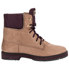 Lucky Shoes Arbeiter aus braunem Wildleder