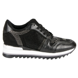 Stylische schwarze Sneaker