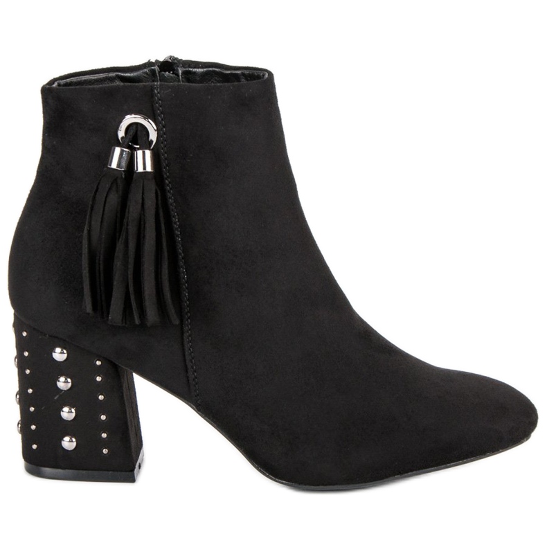 Stylische Stiefel auf der Post schwarz