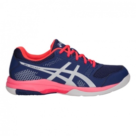 Asics Gel Rocket 8 W B756Y-400 Volleyballschuhe marineblau marineblau