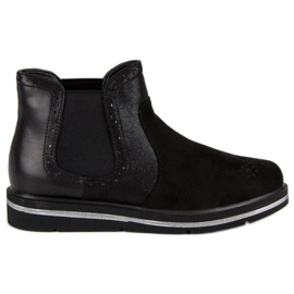 Lucky Shoes Schwarze Chelsea-Stiefel