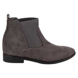 Lucky Shoes Modische Jodhpurstiefel grau