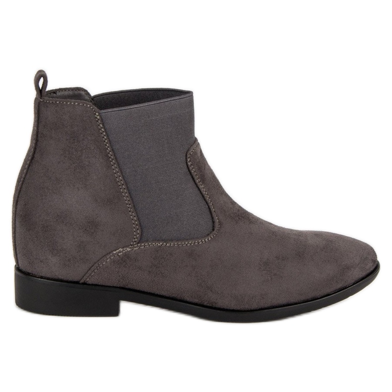Lucky Shoes Modische Jodhpurstiefel grau