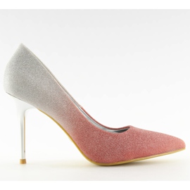 Opalescent pink und grau ombre rosa