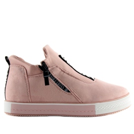 Rosa Sneakers mit Keilabsatz NB168 Pink