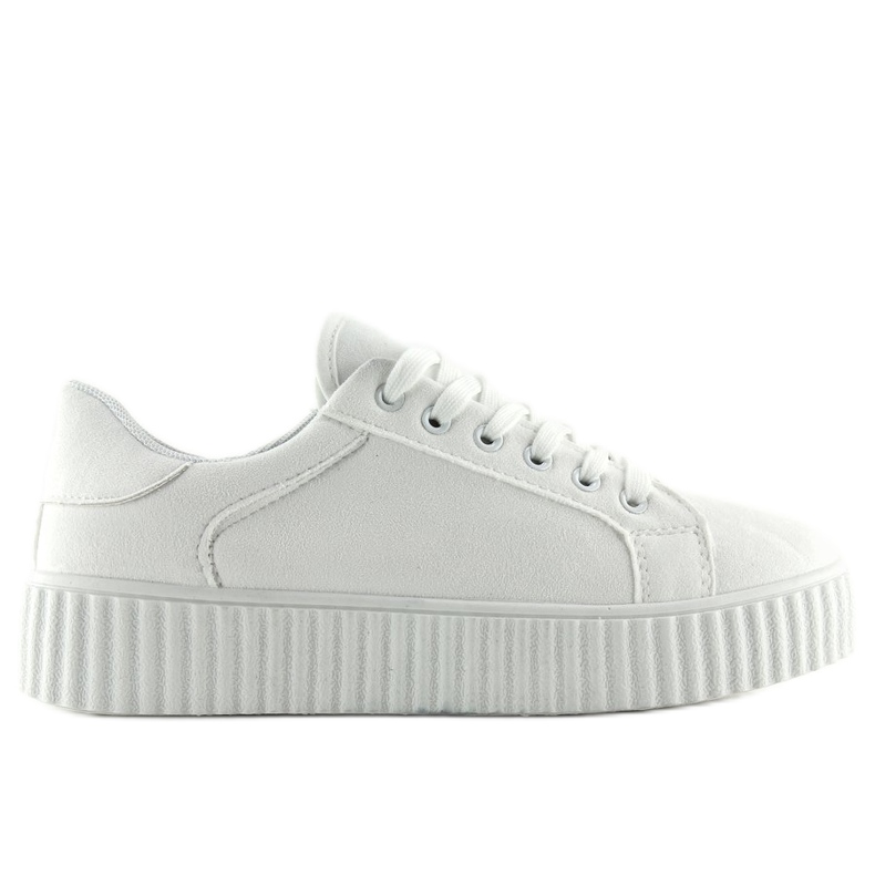 Weiße AX03 Weiße Sneakers mit hoher Sohle