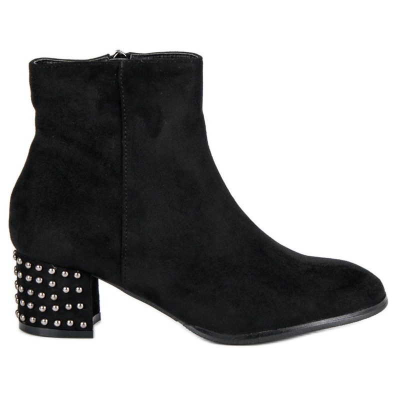 Filippo Elegante Wildlederstiefel schwarz