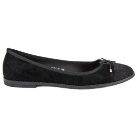 Queentina Elegante schwarze Ballerinas